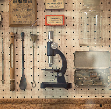 男爵ラウンジ展示物