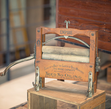 男爵ラウンジ展示物